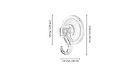 Viyet 6-Pack Heavy-Duty Vacuum Suction Hooks