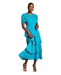 Coast Women's Tiered Lace Midi Dress