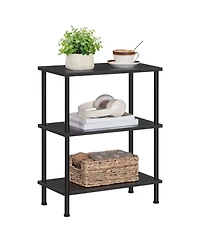 Slickblue Slim 3-Tier End Table with Twist-On Assembly and Multi-Level Storage