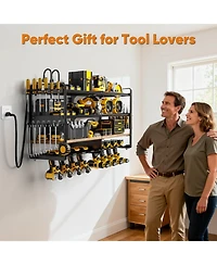 Xdovet Power Tool Organizer Wall Mount Charging Station Drills Holder