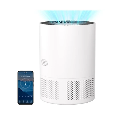 Topteng Air Purifier for 320 sq ft – 118 Cfm Cadr, Hepa H13 Filter & App Control