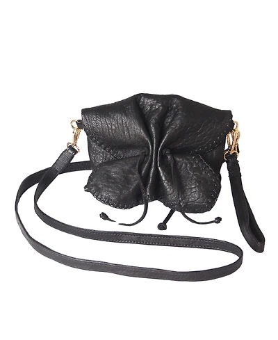 Carlos Falchi Mini Butterfly Lambskin Leather Bag