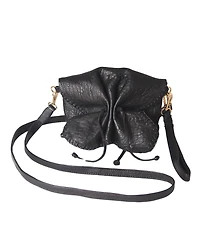 Carlos Falchi Mini Butterfly Lambskin Leather Bag