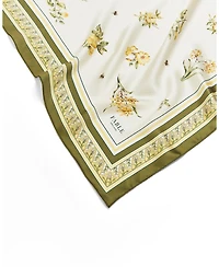 Fable England Women's Nouveau Floral Square Scarf