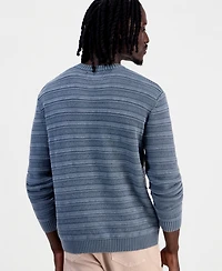 Sun + Stone Men's Acid Stripe Long-Sleeve Sweater, Macy's Exclusive