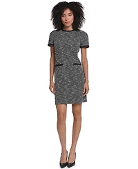 Karl Lagerfeld Paris Women's Tweed Shift Dress