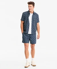 Sun + Stone Men's Short-Sleeve Victor Ditsy Floral Shirt, Macy's Exclusive