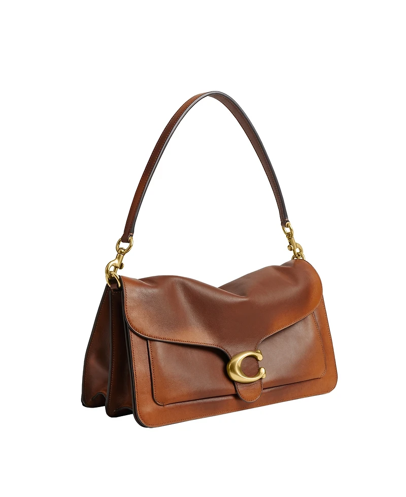 Coach Tabby Loved Leather Large Shoulder Handbag
