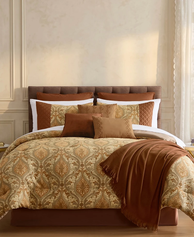 Corigen Damask 14-Piece Comforter Set