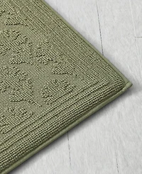 Laura Ashley Beaded Memory Foam Bath Mat, 20" x 32"