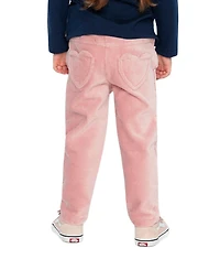 Deux par Toddler Girls Stretch Velour Treggings Pale