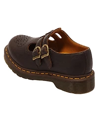 Dr. Martens Women's 8065 Ambassador Leather Round Toe Mary Jane Flats