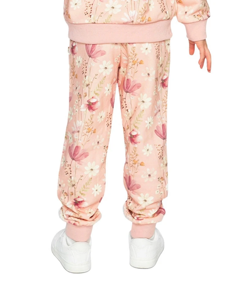 Deux par Deux Toddler Girl's (2T-5T) Printed Flowers Sweatpants