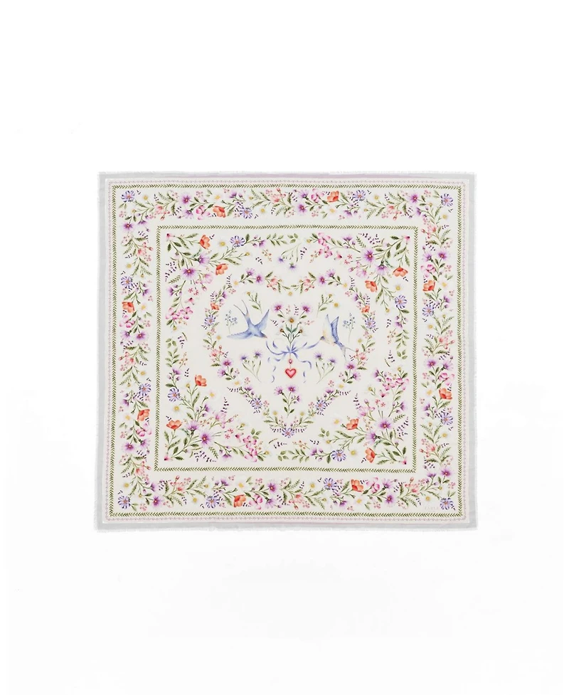 Fable England Women's Forget Me Not Narrative Square Scarf