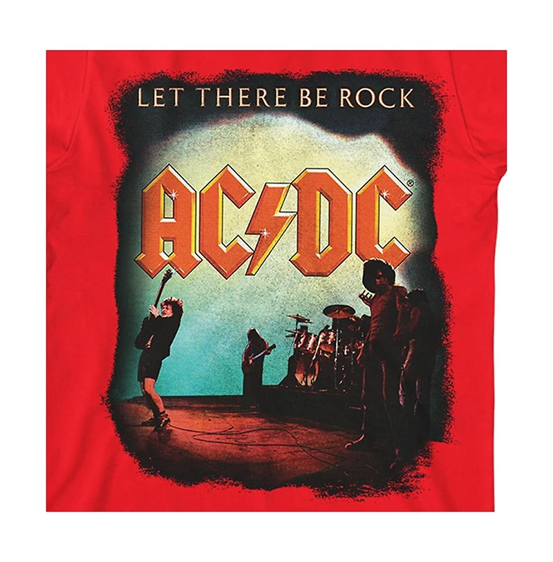 Ac/Dc Boy's Xs - Xl Let There Be Rock Acdc Youth T-Shirt