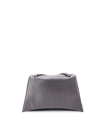 Pre-Owned Balenciaga Medium Crush Chain Flap Bag Leather