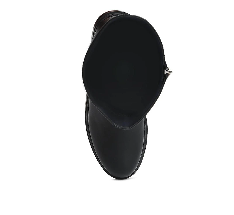 Women's Lewisa Panelled Lug Sole Boots