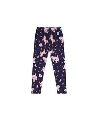 Deux par Deux Toddler Girls (2T-5T) Printed Leggings Unicorn Print