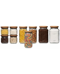 Ball Stack and Store Glass Mason Jars with Wood Lids