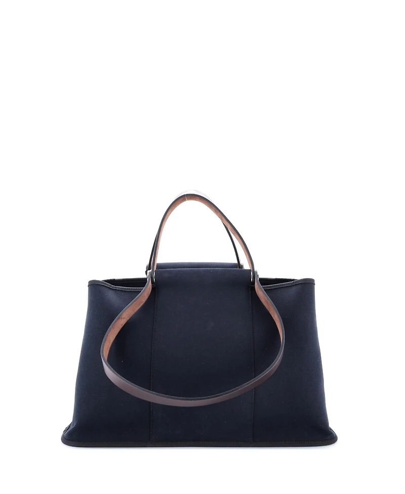 Pre-Owned HERMES 39 Cabag Elan Toile and Leather