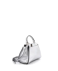 Pre-Owned Fendi Mini Selleria Peekaboo Bag Leather