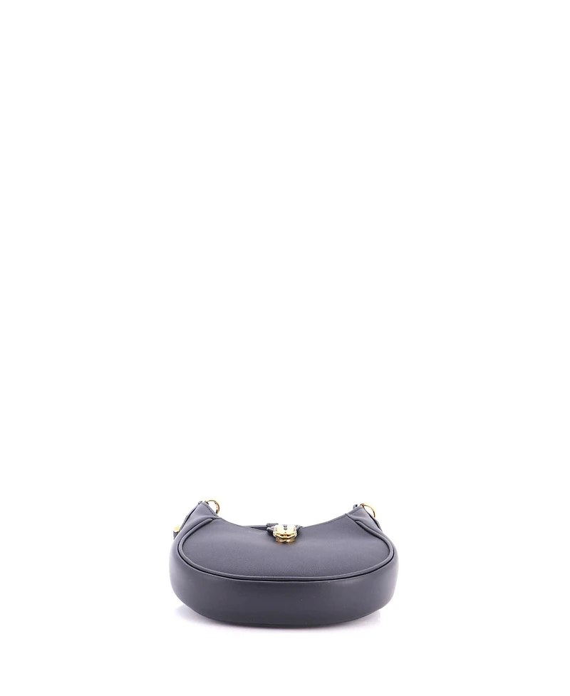 Pre-Owned Bvlgari Mini Serpenti Ellipse Crossbody Bag Leather