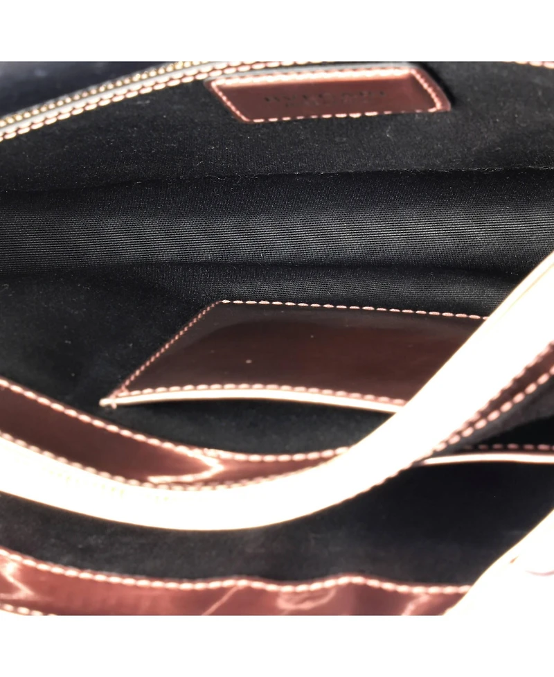 Pre-Owned Bvlgari Medium Serpenti Forever Shoulder Bag Metallic Leather
