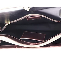 Pre-Owned Bvlgari Medium Serpenti Forever Shoulder Bag Metallic Leather