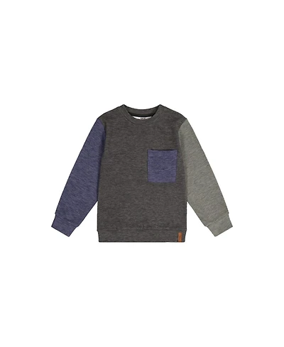 Deux par Toddler Boys' (2T-5T) Colorblock Brushed Jersey Top