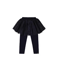 Deux par Toddler Girls 2T-5T Leggings with Integrated Tulle Skirt