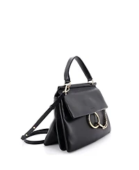 Pre-Owned Chloe Small Faye Top Handle Bag Leather