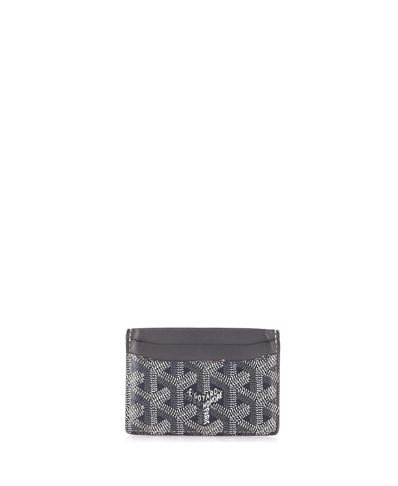 Pre-Owned Goyard Saint Sulpice Card Holder Coated Canvas