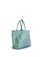Pre-Owned Goyard Pm Saint Louis Tote Iridescent Coated Canvas