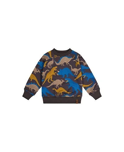 Deux par Toddler Boy (2T-5T) Dinosaur Print Fleece Sweatshirt