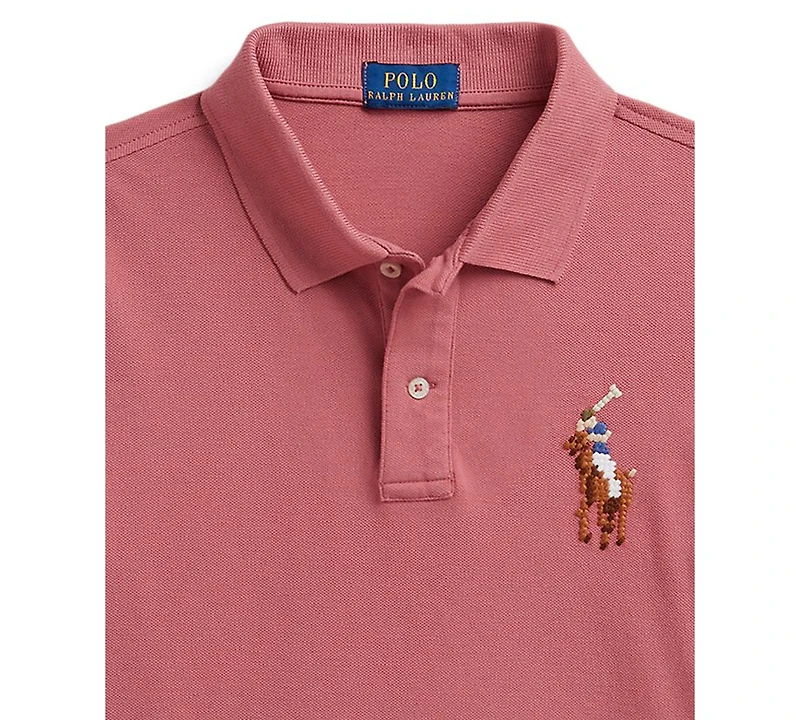Polo Ralph Lauren Girls' 7-16 Boxy Big Pony Stretch Short-Sleeve Shirt