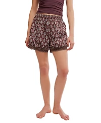 Free People Women's Made You Blush Mid-Rise Boxers