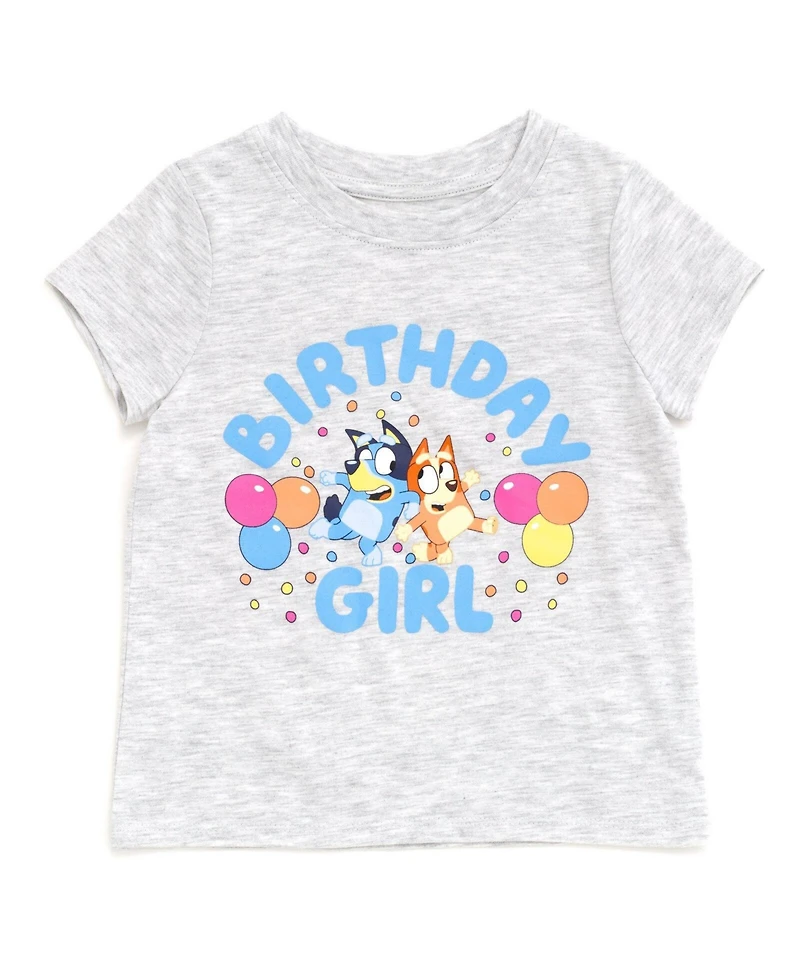 Bluey Toddler Girls (2T-5T) 2-Piece T-Shirt and Skirt Set