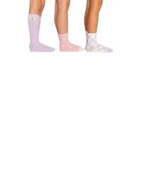 Deux par Deux Toddler Girl ( size 3 , 4 ) Socks (3 Pairs