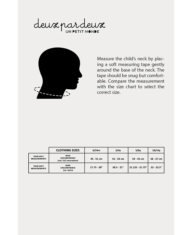 Deux par Deux Toddler Unisex (2-4) Knit Bear Balaclava