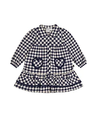 Deux par Deux Little and Big Girl (6-8)Shirt Dress with Frills