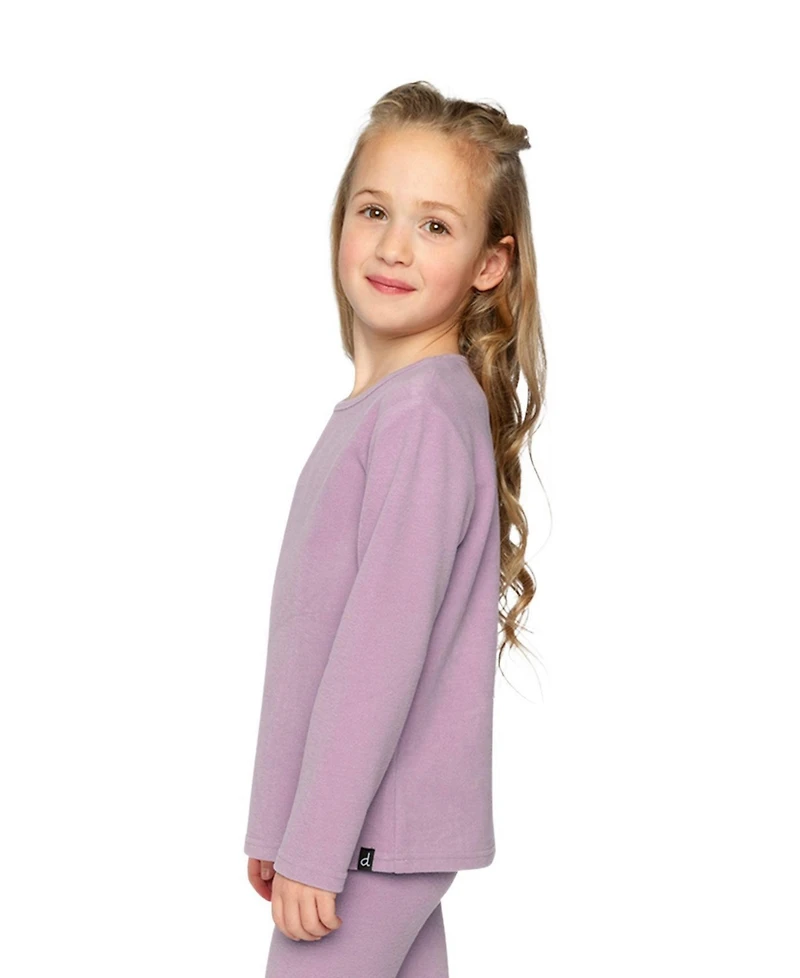 Deux par Toddler Girl (2T-5T) Brushed Rib Crew Neck Top