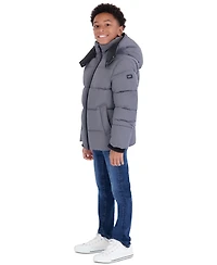 Michael Kors Toddler Boys' 2T-5T Heavyweight Ripstop Puffer Jacket