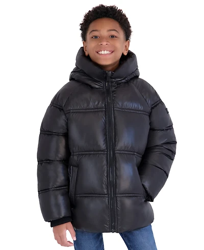 Michael Kors Toddler Boys' 2T-5T Heavyweight Shine Puffer Jacket