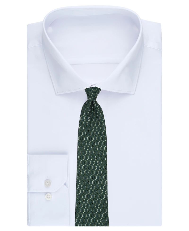 B by Brooks Brothers Men's Geometric Classic Tie