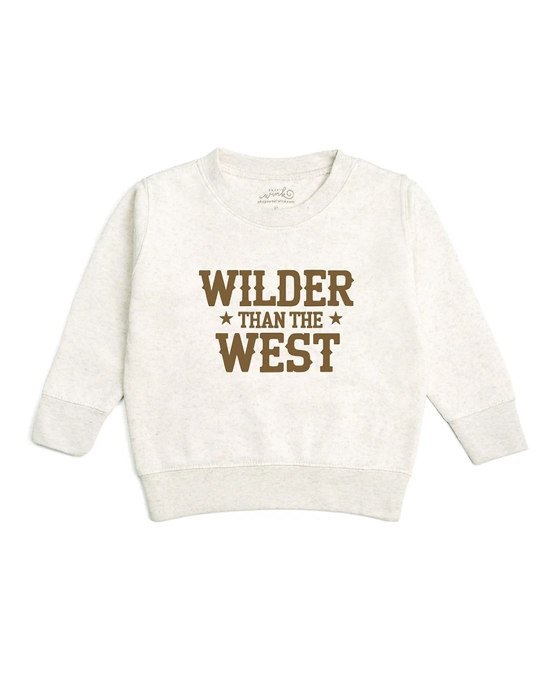 Sweet Wink Little Boy's (5-8) Wilder Than The West Western Sweatshirt