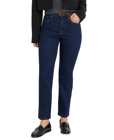 Good American Women's Mid-Rise Straight-Leg Jeans, Regular & Plus
