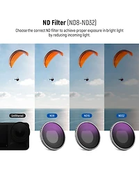 Neewer ND8 Camera Lens Accessory with Cpl, ND8, ND16 for select Dji Osmo Action models