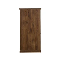 Bison Office Walnut Finish Storage Bookcase with Versatile Shelving for Home or Office