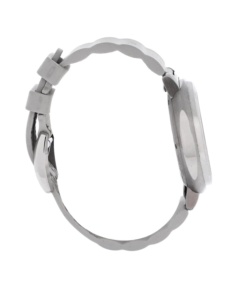 Pre-Owned HERMES Cut Automatic Watch in Stainless Steel and Rubber 36mm