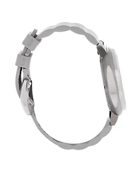 Pre-Owned HERMES Cut Automatic Watch in Stainless Steel and Rubber 36mm